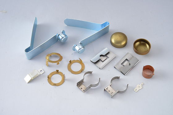 Auto Car Custom High Precision Metal Stamping Parts Plates Brass Clips Electrical